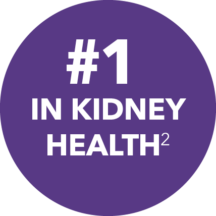 #1 in Kidney Health Superscript 2