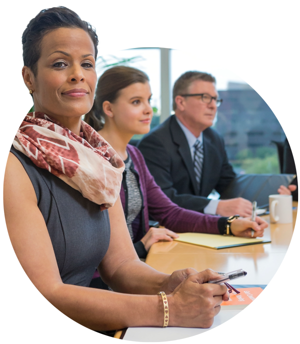 Photo of business people at a conference table