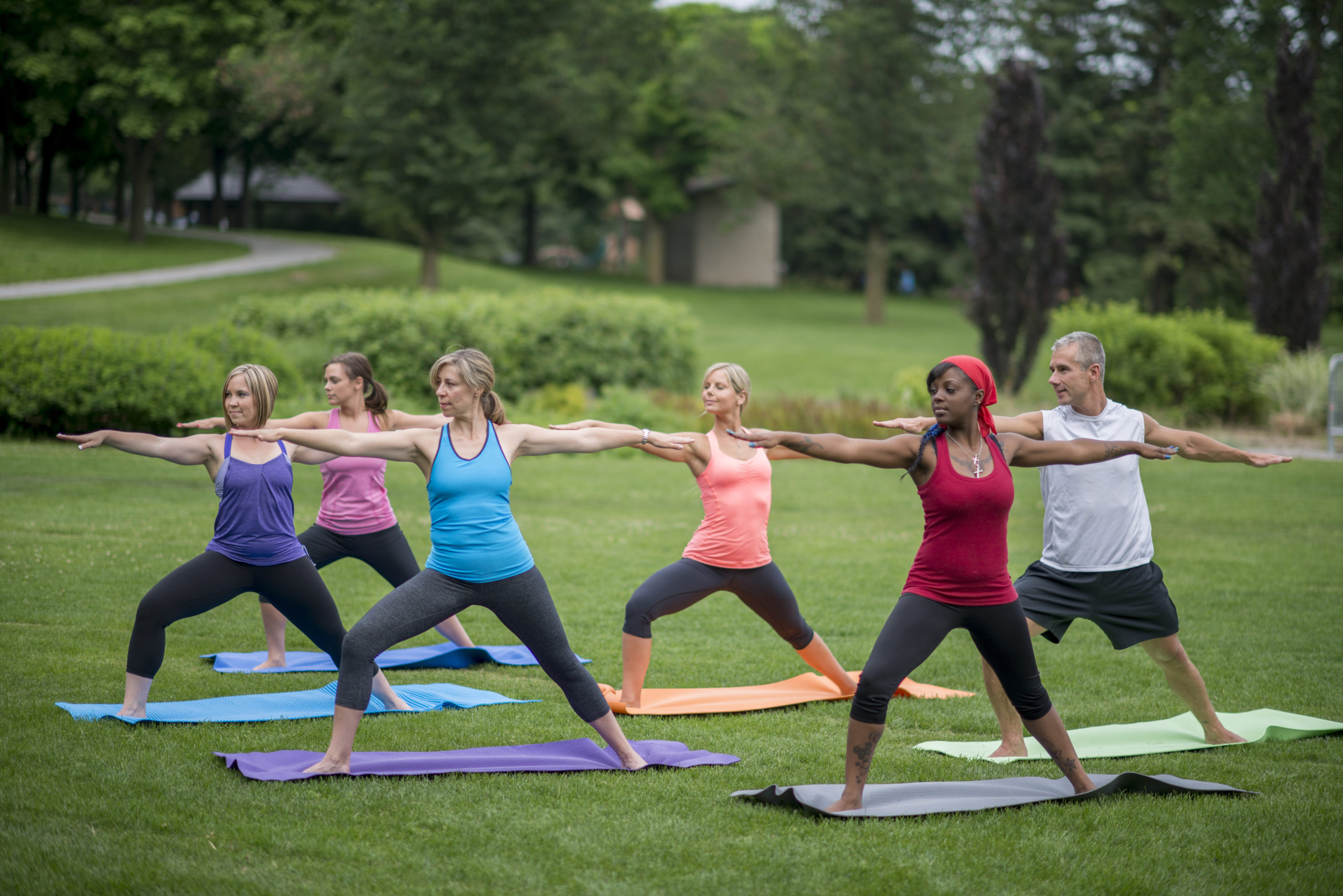 Yoga at Aviation Park