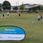 Yoga in Aviation Park